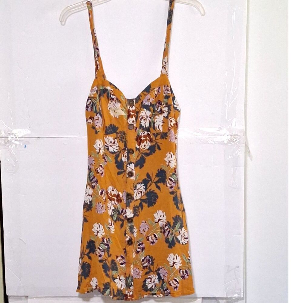 Lane Tree Women's Dress Sleeveless Beachy Boho Cottagecore Coastal Floral Size L